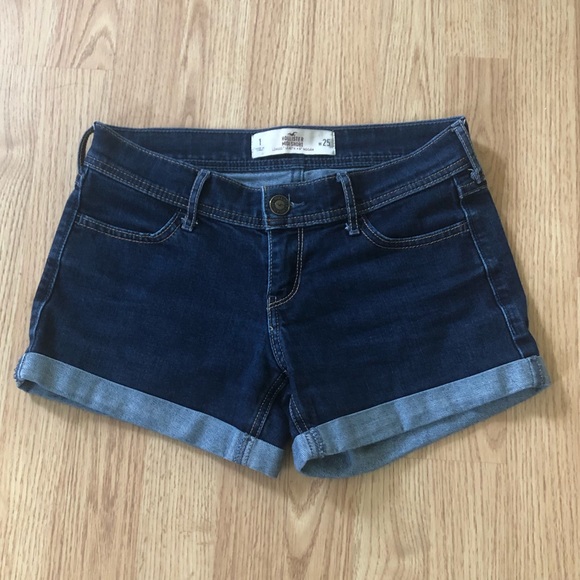 Hollister Pants - Hollister mid waisted jean shorts